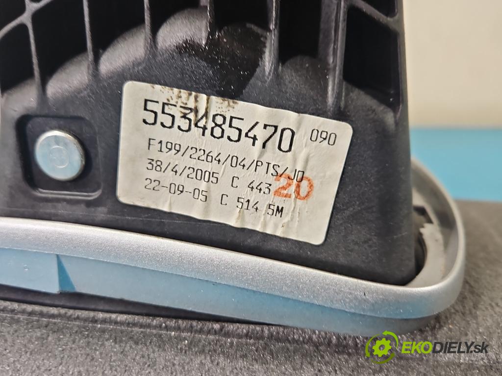 Fiat Punto Grande 1.4 8V 77 hp manual 57 kW 1368 cm3 5- kulisa změny stupňová 553485470 (Řadicí páka (kulisa) )