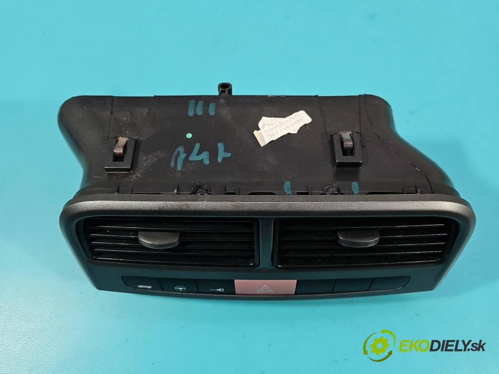 Fiat Punto Grande 1.4 8V 77 HP manual 57 kW 1368 cm3 5- Mřížka: kúrenia stredová 735416324 (Mriežka kúrenia (fukár))