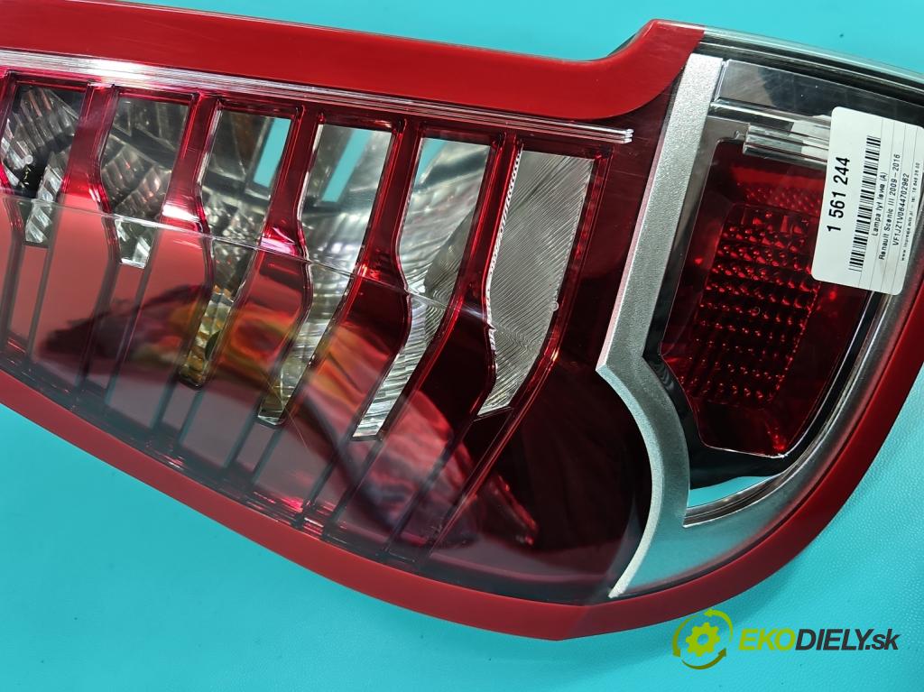 Renault Scenic III 2009-2016 1.4 131 HP manual 96 kW 1397 cm3 5- svetlo / reflektor zadné ľavé 265550013R (Kľučka dverí ostatné)