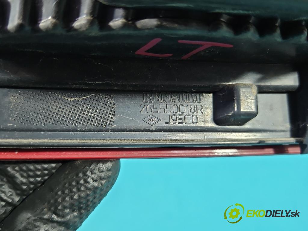 Renault Scenic III 2009-2016 1.4 131 HP manual 96 kW 1397 cm3 5- svetlo / reflektor zadné ľavé 265550018R (Kľučka dverí ostatné)