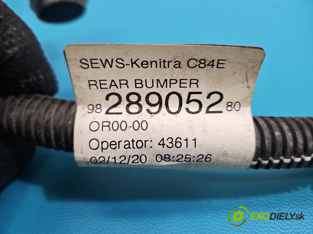 Citroen C5 Aircross 17-25 1.2 T 131 hp manual 96 kW 1199 cm3 5- Balíček: nárazníku zadní 9828905280