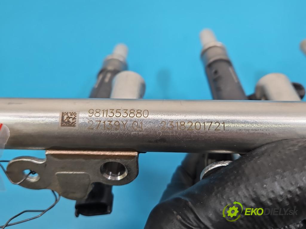 Citroen C5 Aircross 17-25 1.2 T 131 hp manual 96 kW 1199 cm3 5- vstřikovač 9811353880 (Vstřikovač paliva)