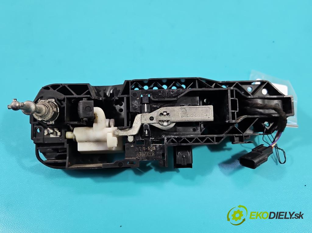 Renault Scenic III 2009-2016 1.4 131 HP manual 96 kW 1397 cm3 5- rukoväť predné ľavé mimo: 806070033R (Kľučka dverí vonkajšia predná ľavá)