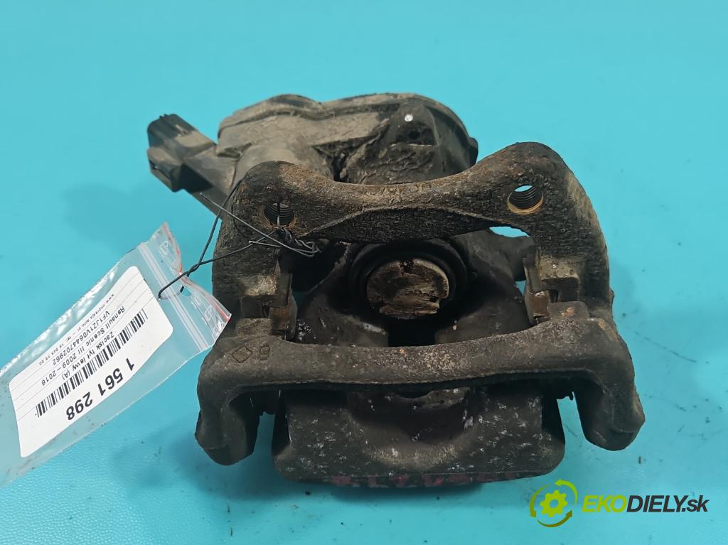 Renault Scenic III 2009-2016 1.4 131 HP manual 96 kW 1397 cm3 5- brzdič zadné ľavý  (Kľučka dverí ostatné)