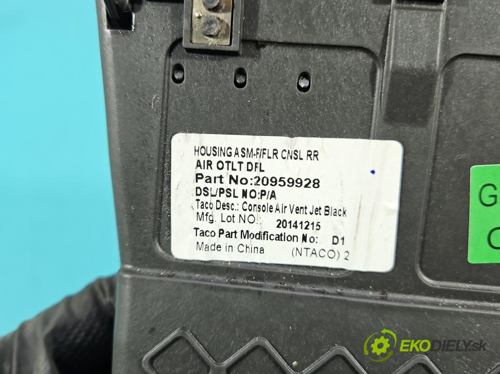 Opel Insignia A 2008-2017 2.0 cdti 170 hp manual 125 kW 1956 cm3 4- Mřížka: topení 20959928