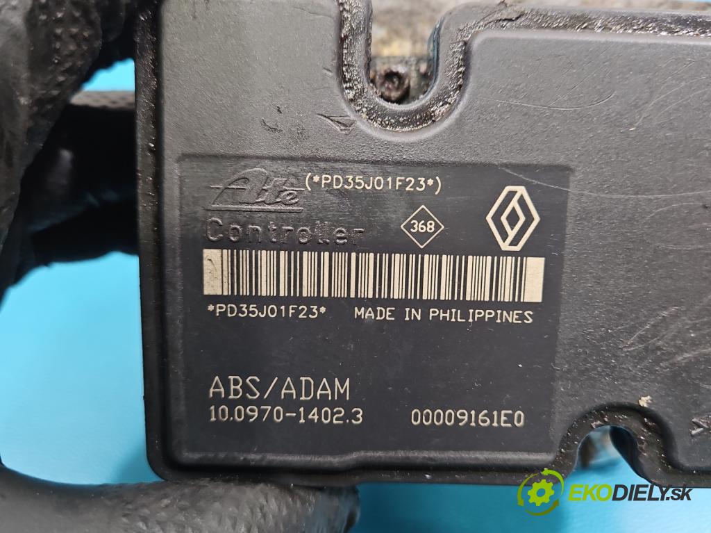 Renault Laguna II 2001-2007 1.6 16V 111KM manual 82 kW 1598 cm3 5- čerpadlo abs 100970-14023 (Pumpa ABS)