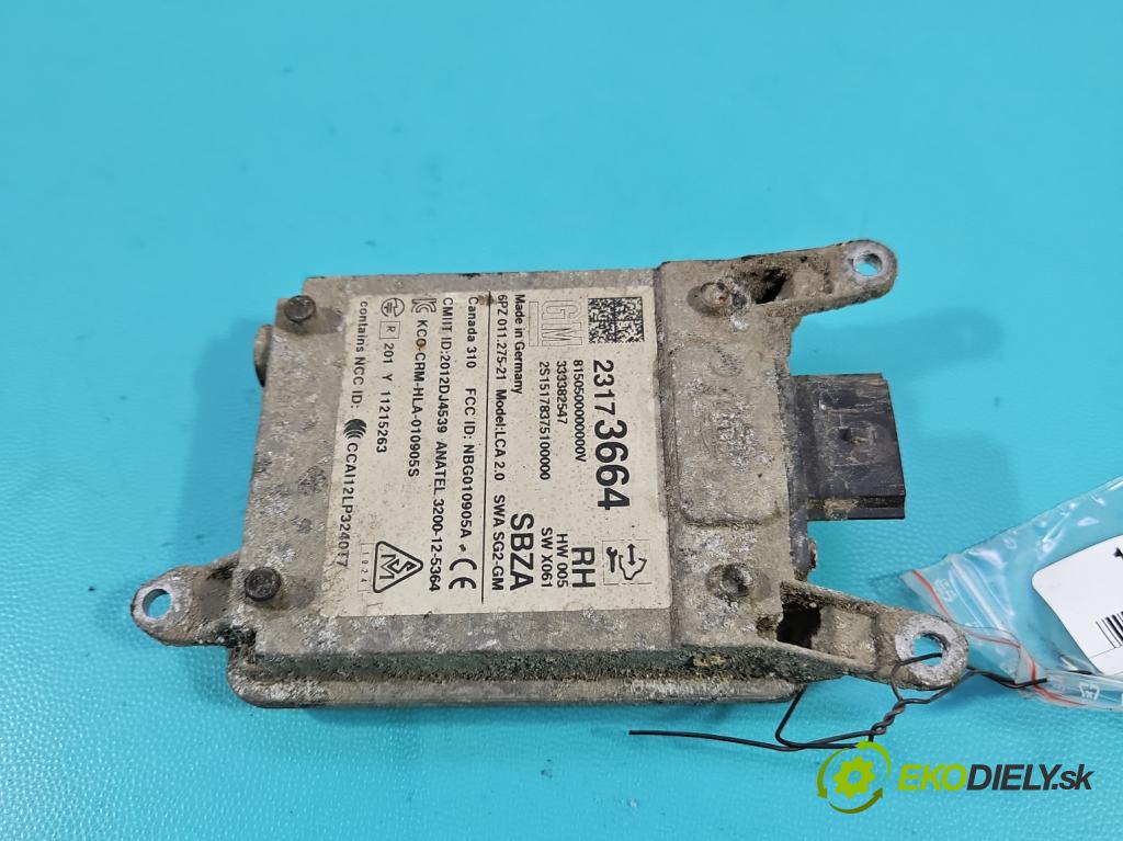 Opel Insignia A 2008-2017 2.0 cdti 170 HP manual 125 kW 1956 cm3 4- riadiaca jednotka ostatné 23173664