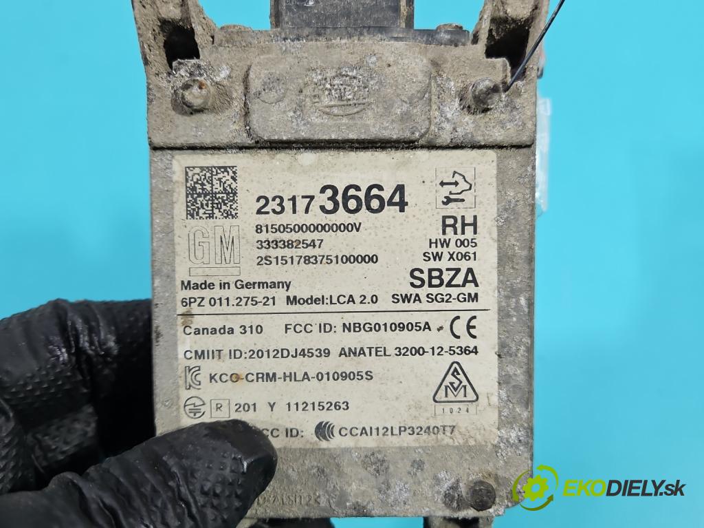 Opel Insignia A 2008-2017 2.0 cdti 170 HP manual 125 kW 1956 cm3 4- riadiaca jednotka ostatné 23173664