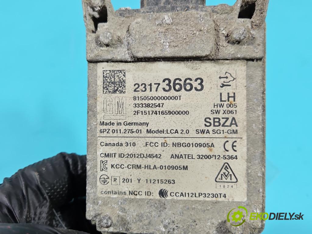 Opel Insignia A 2008-2017 2.0 cdti 170 HP manual 125 kW 1956 cm3 4- riadiaca jednotka ostatné 23173663
