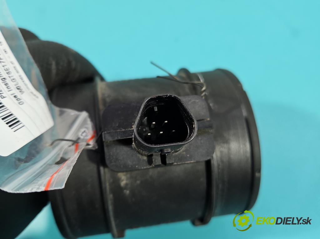 Opel Insignia A 2008-2017 2.0 cdti 170 HP manual 125 kW 1956 cm3 4- průtokoměr: 0281002912 (Váha vzduchu)