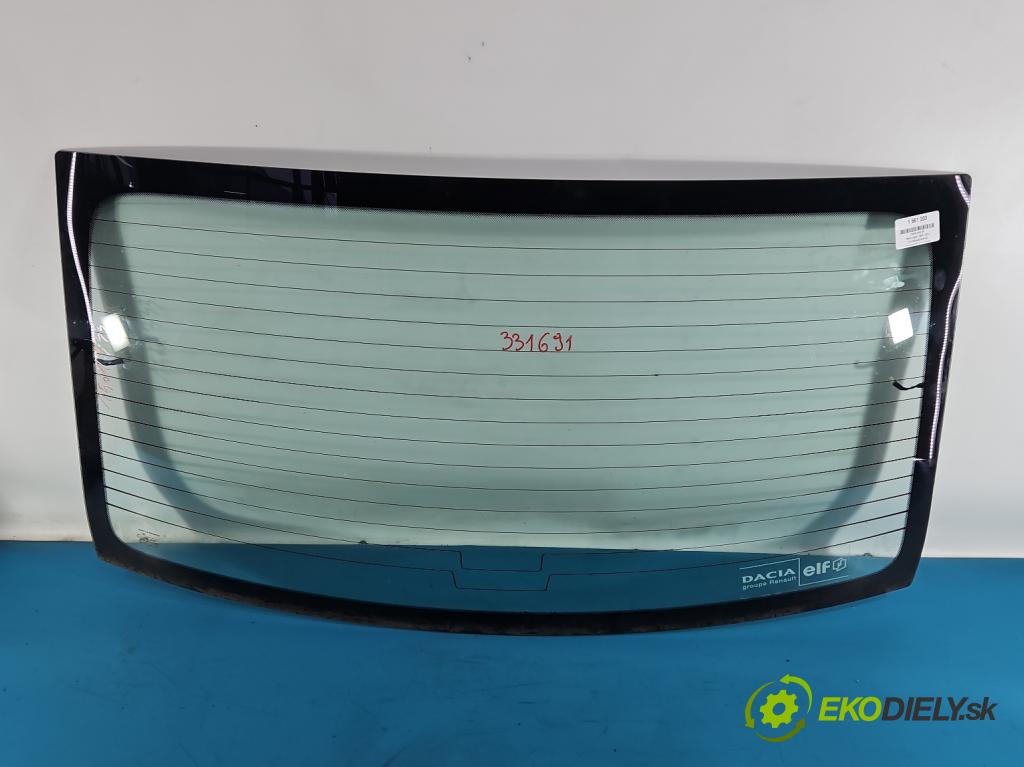 Dacia Logan I 2005-2014 1.4 8V 75 HP manual 55 kW 1390 cm3 4- sklo zadná  (Sklo zadné)