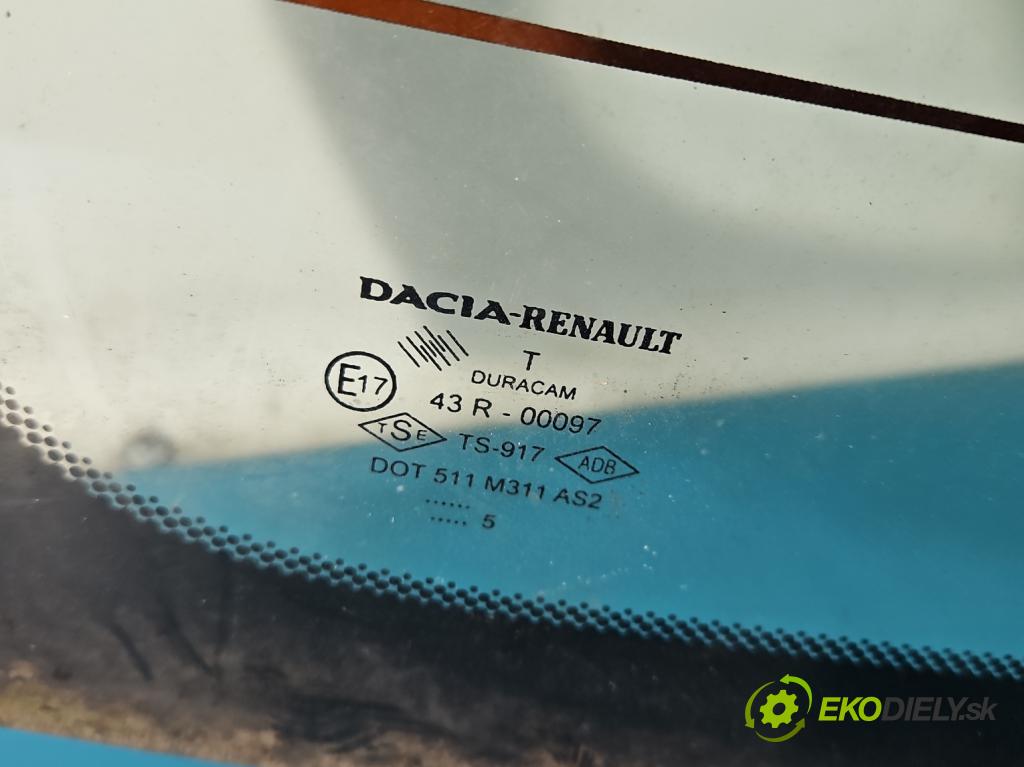 Dacia Logan I 2005-2014 1.4 8V 75 HP manual 55 kW 1390 cm3 4- sklo zadná  (Sklo zadné)