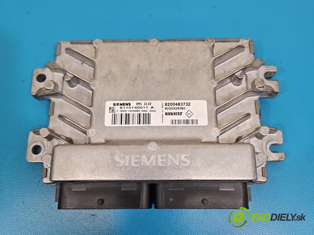 Dacia Logan I 2005-2014 1.4 8V 75 HP manual 55 kW 1390 cm3 4- riadiaca jednotka motora 8200483732