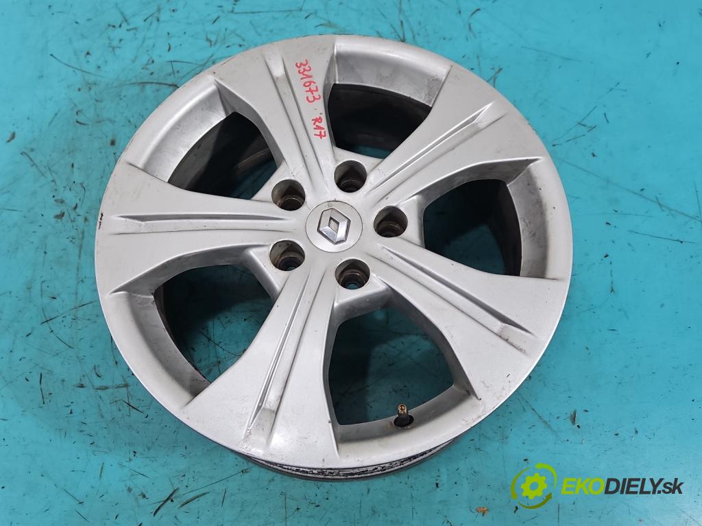 Renault Scenic III 2009-2016 1.4 131 HP manual 96 kW 1397 cm3 5- Disk hliník 17" komplet 403000051R