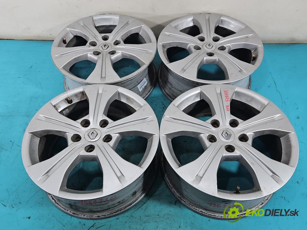 Renault Scenic III 2009-2016 1.4 131 HP manual 96 kW 1397 cm3 5- Disk hliník 17" komplet 403000051R