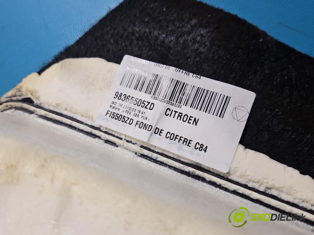 Citroen C5 Aircross 17-25 1.2 T 131 HP manual 96 kW 1199 cm3 5- koberec do auta kufra: 98365505ZD