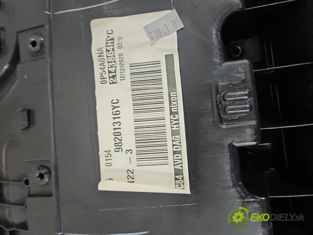 Citroen C5 Aircross 17-25 1.2 T 131 hp manual 96 kW 1199 cm3 5- Tapacír: dveře přední pravé 98201316YC