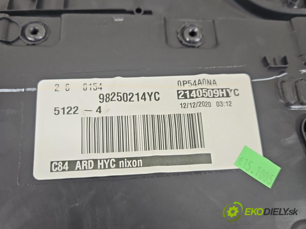 Citroen C5 Aircross 17-25 1.2 T 131 hp manual 96 kW 1199 cm3 5- Tapacír: dveře zadní pravé