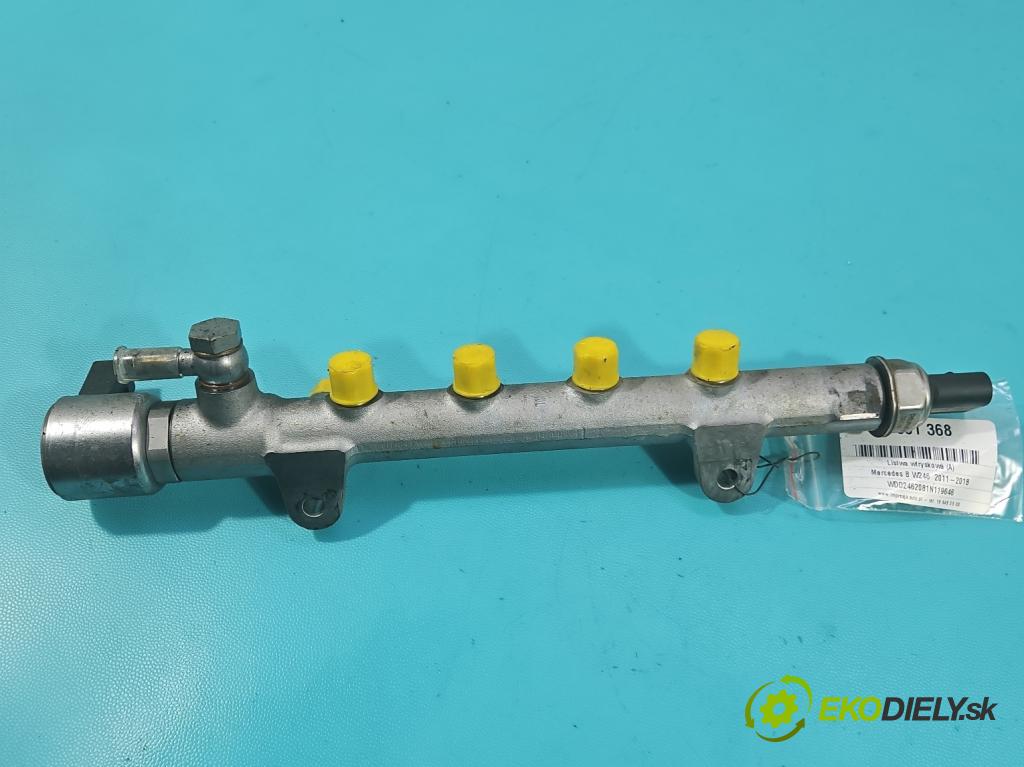 Mercedes B W246  2011-2018 2.1 cdi 136hp automatic 100 kW 2143 cm3 5- lišta vstřikovací A6510700495 (Vstřikovací lišta)