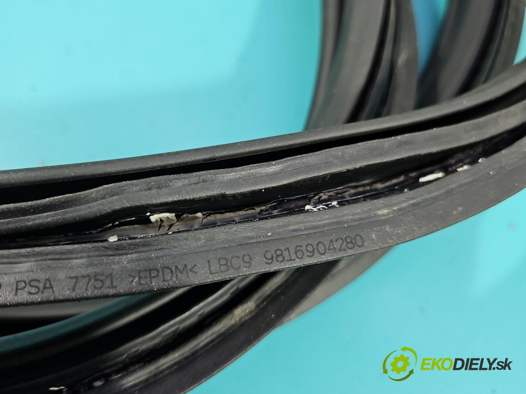 Citroen C5 Aircross 17-25 1.2 T 131 HP manual 96 kW 1199 cm3 5- Těsnění: kufrové dvere 9816904280