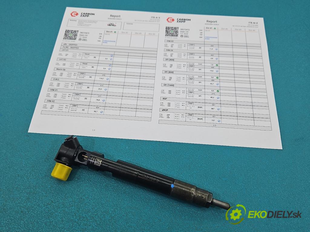 Mercedes B W246  2011-2018 2.1 cdi 136hp automatic 100 kW 2143 cm3 5- vstřikovač 28272472 (Vstřikovač paliva)