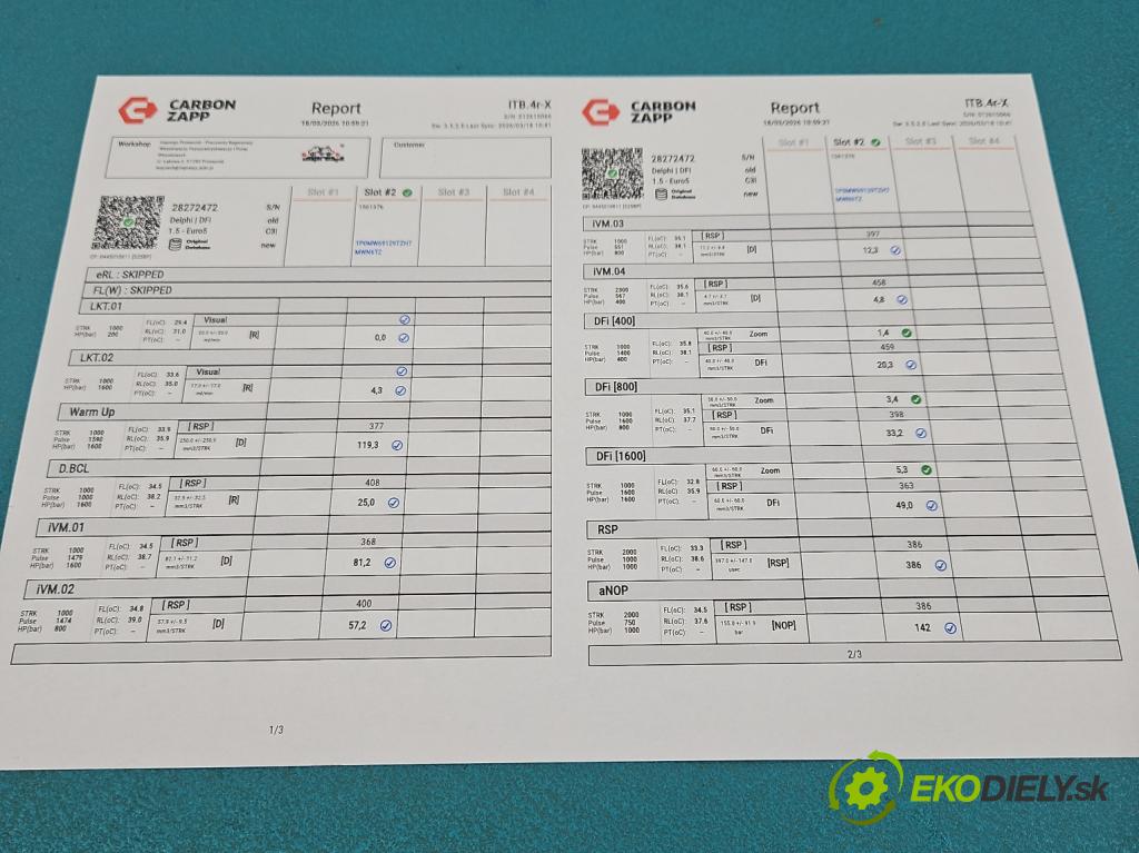 Mercedes B W246  2011-2018 2.1 cdi 136hp automatic 100 kW 2143 cm3 5- vstřikovač 28272472 (Vstřikovač paliva)
