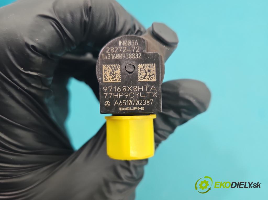 Mercedes B W246  2011-2018 2.1 cdi 136hp automatic 100 kW 2143 cm3 5- vstřikovač 28272472 (Vstřikovač paliva)