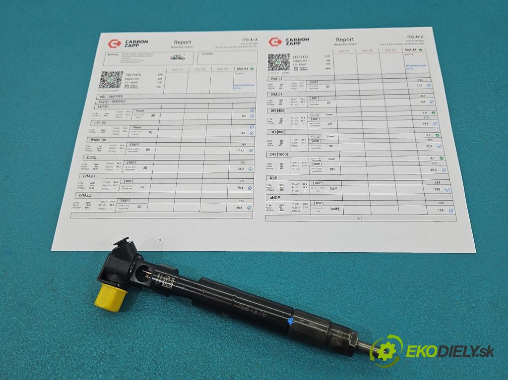 Mercedes B W246  2011-2018 2.1 cdi 136hp automatic 100 kW 2143 cm3 5- vstřikovač 28272472 (Vstřikovač paliva)