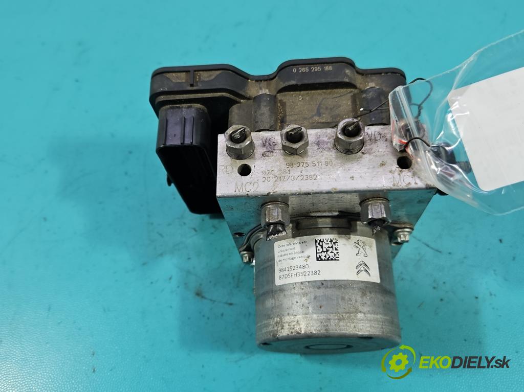 Citroen C5 Aircross 17-25 1.2 T 131 HP manual 96 kW 1199 cm3 5- čerpadlo abs 0265956944 (Pumpa ABS)