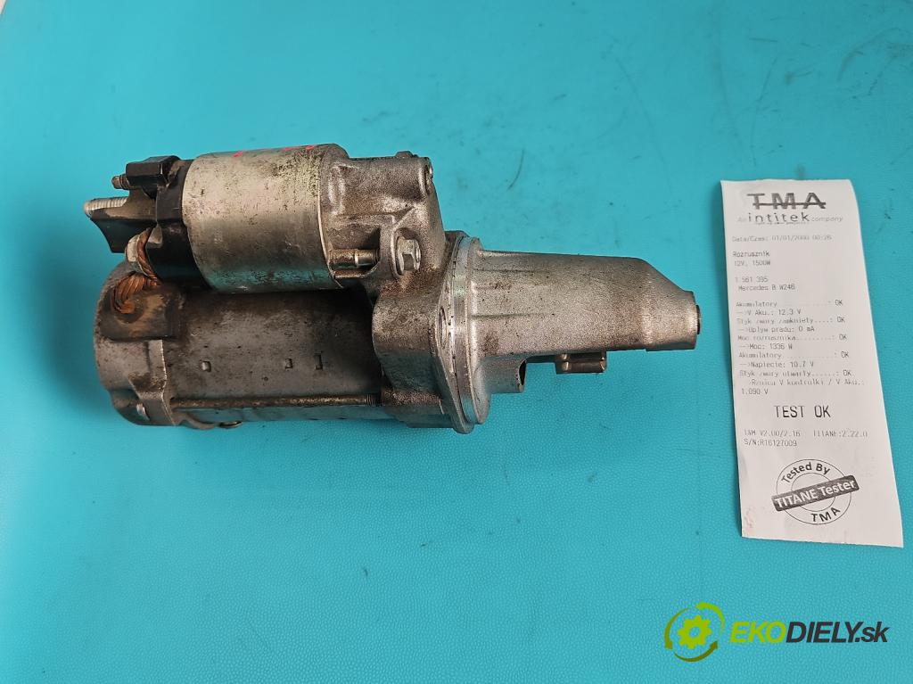 Mercedes B W246  2011-2018 2.1 cdi 136 HP automatic 100 kW 2143 cm3 5- štartér A6459060800 (Štartér)