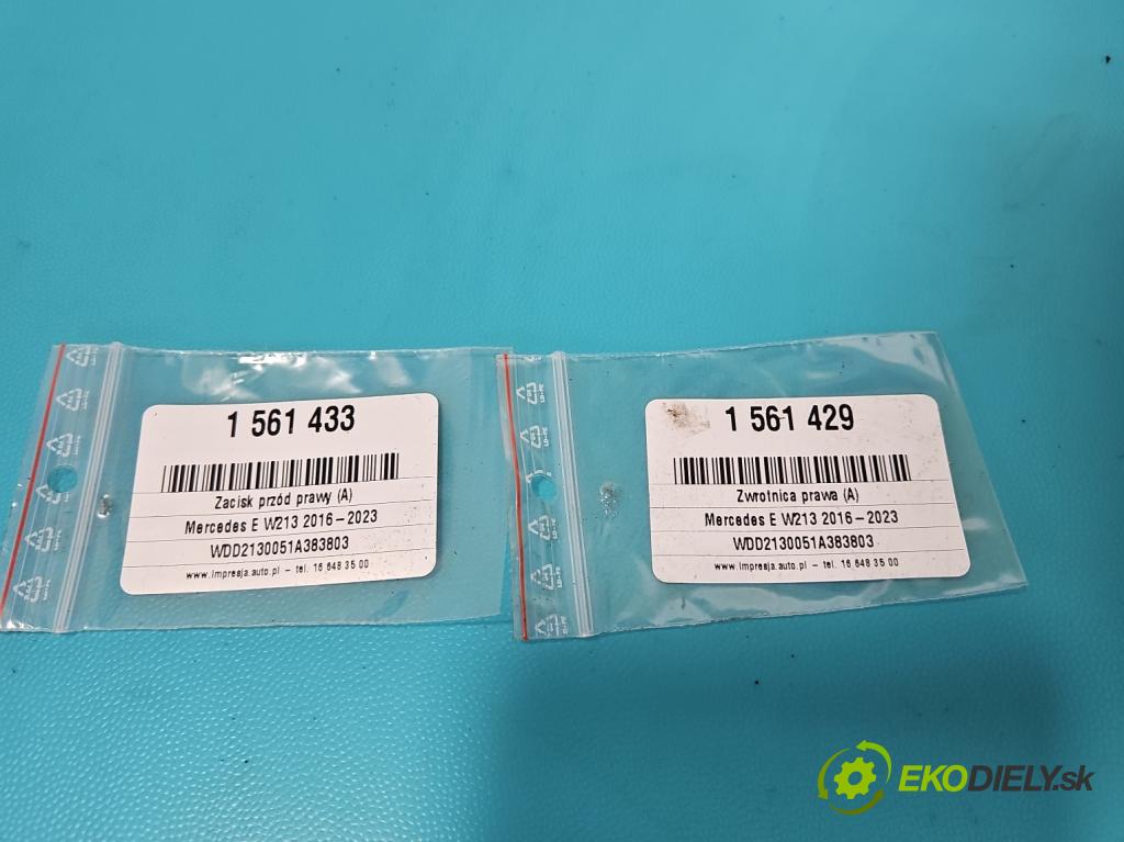Mercedes E W213 2016-2023 2.0 CDI 194KM: automatic 143 kW 1950 cm3 4- brzdič predné pravý  (Kľučka dverí ostatné)