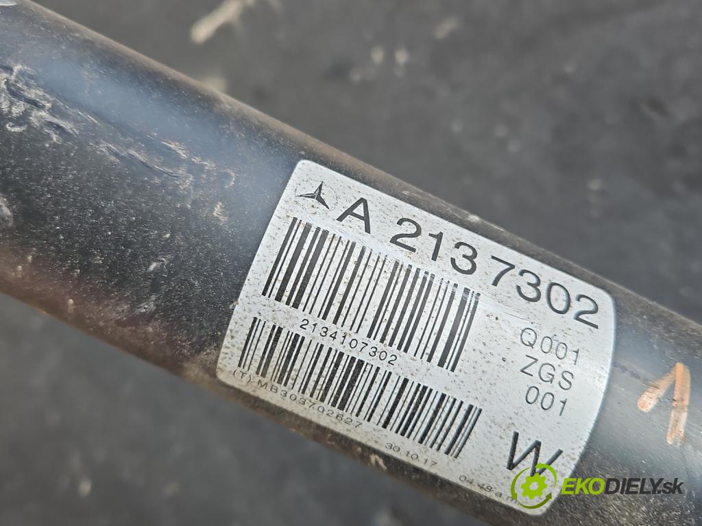Mercedes E W213 2016-2023 2.0 CDI 194KM: automatic 143 kW 1950 cm3 4- Hřídel: zadné A2137302 (Kardaňový hriadeľ)