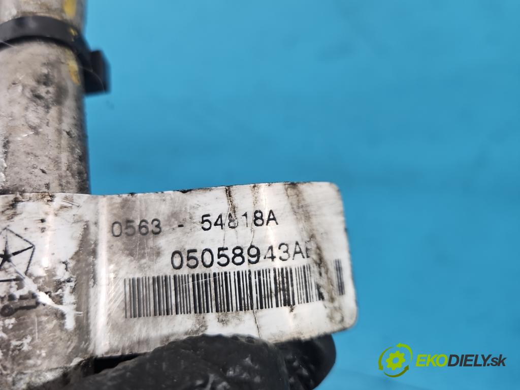 Fiat Freemont 2.0 jtd 170 HP manual 125 kW 1956 cm3 5- rúrka systému chladenia 05058943AB