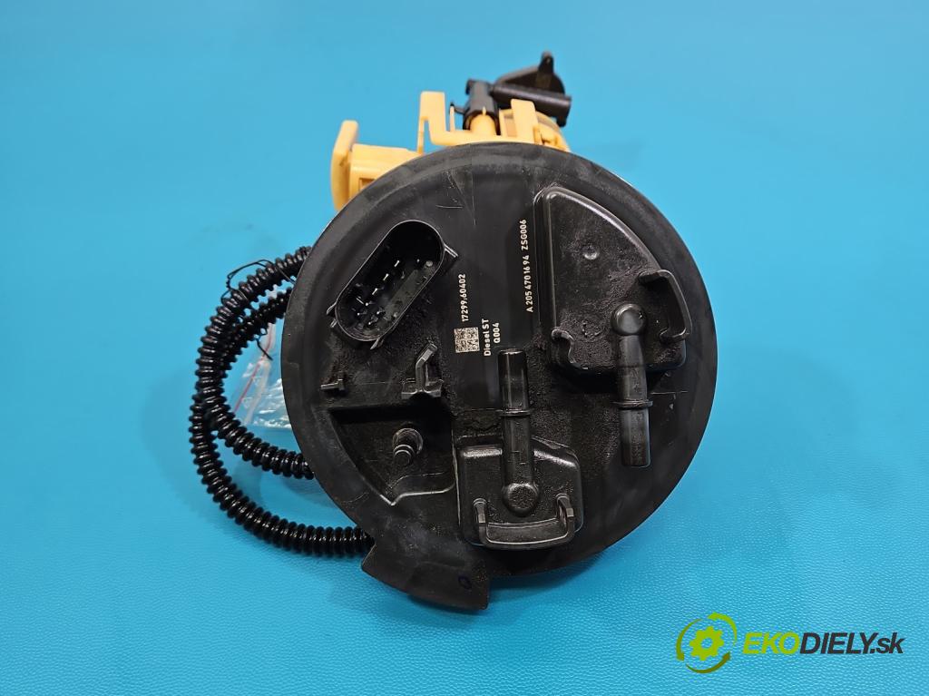 Mercedes E W213 2016-2023 2.0 CDI 194KM: automatic 143 kW 1950 cm3 4- čerpadlo palivo A2054701694