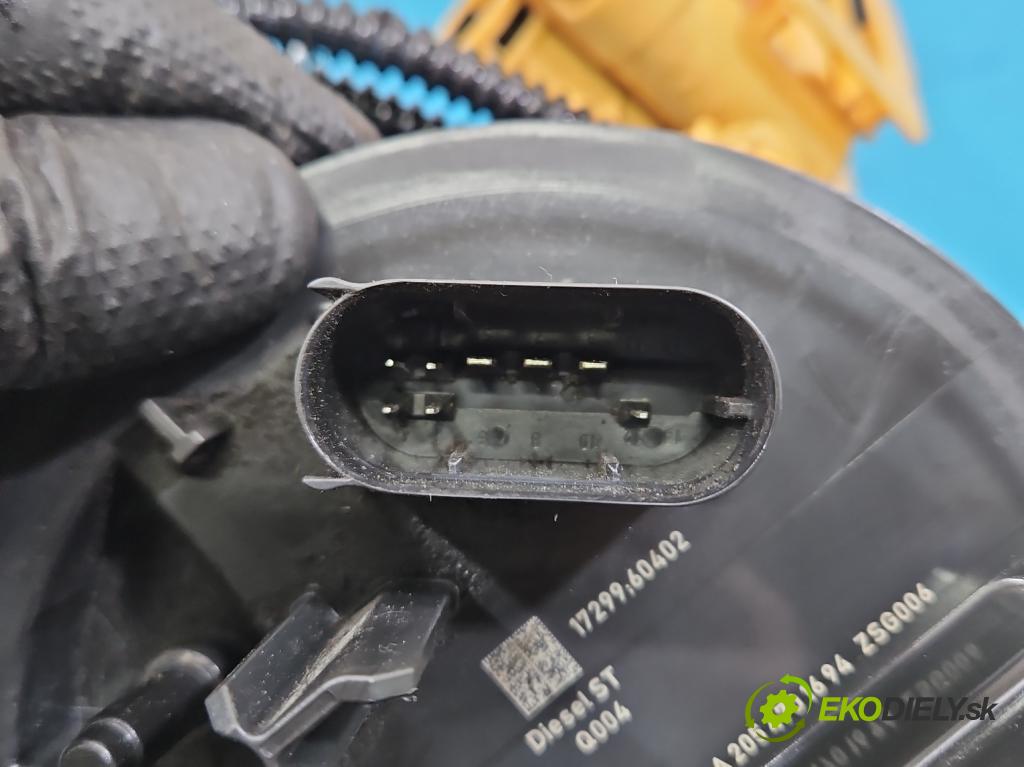 Mercedes E W213 2016-2023 2.0 CDI 194KM: automatic 143 kW 1950 cm3 4- čerpadlo palivo A2054701694