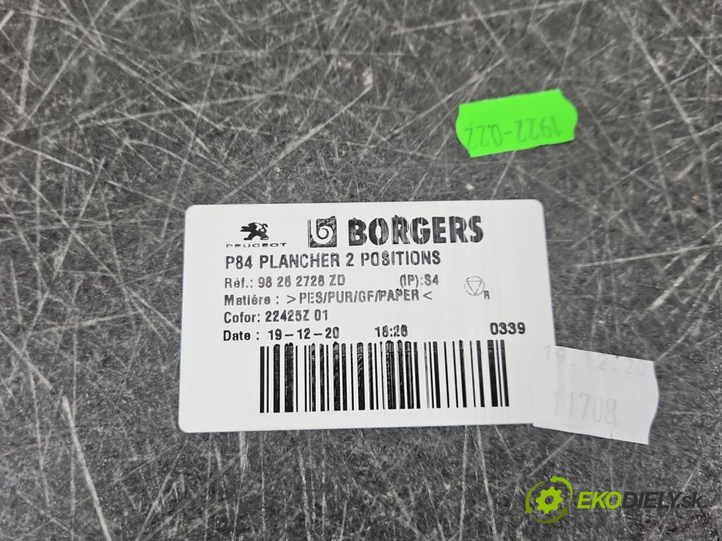 Citroen C5 Aircross 17-25 1.2 T 131 HP manual 96 kW 1199 cm3 5- koberec do auta kufra: 98282728