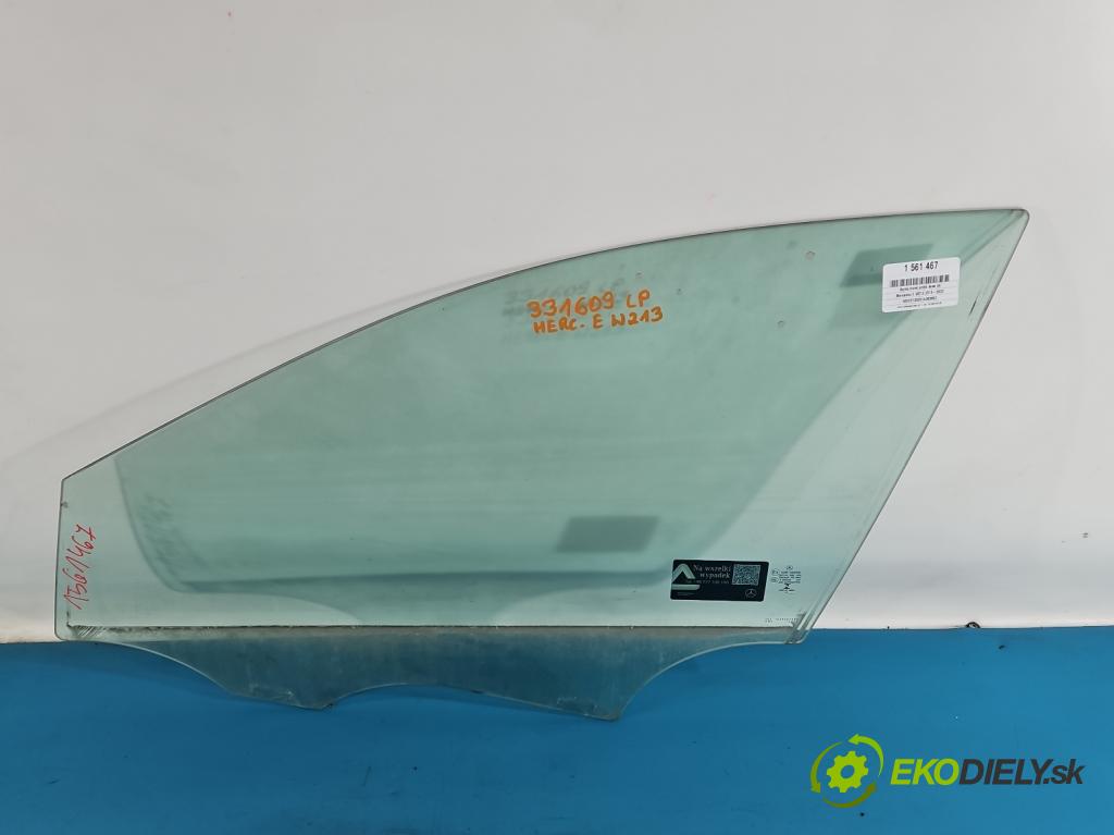 Mercedes E W213 2016-2023 2.0 CDI 194KM: automatic 143 kW 1950 cm3 4- sklo dvere predné ľavé 