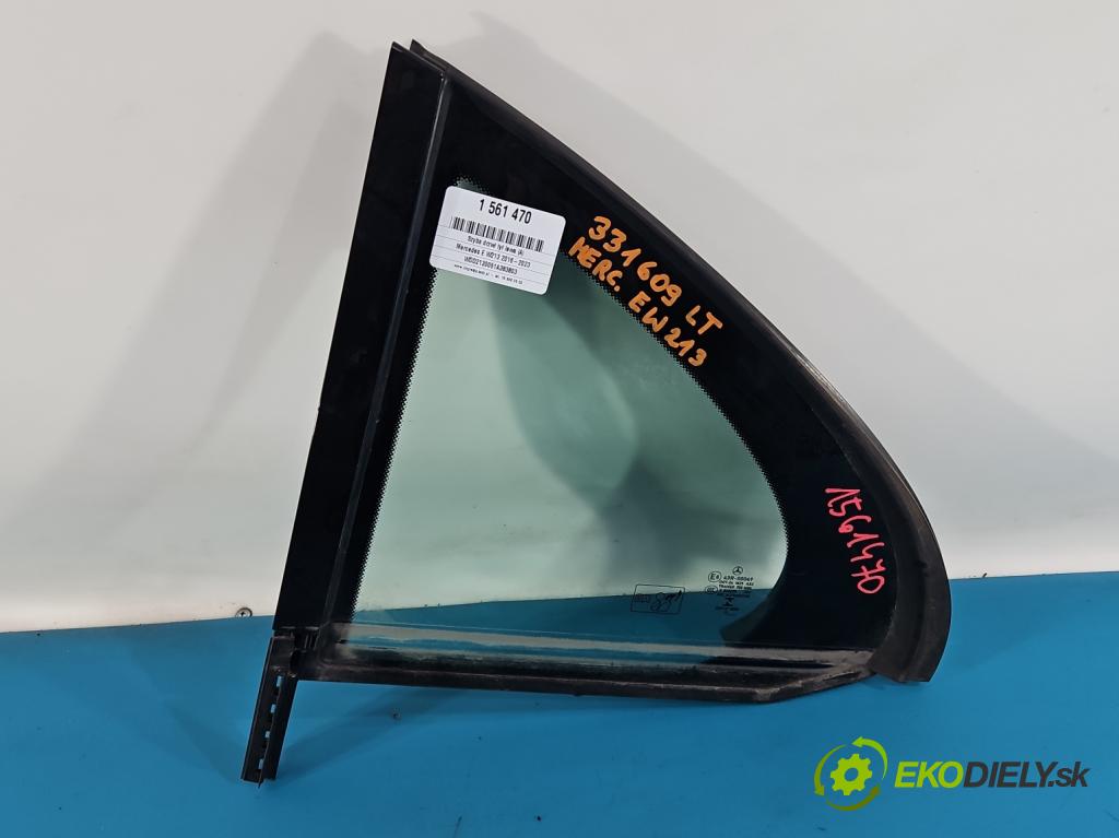 Mercedes E W213 2016-2023 2.0 CDI 194KM: automatic 143 kW 1950 cm3 4- sklo dvere zadné ľavé 