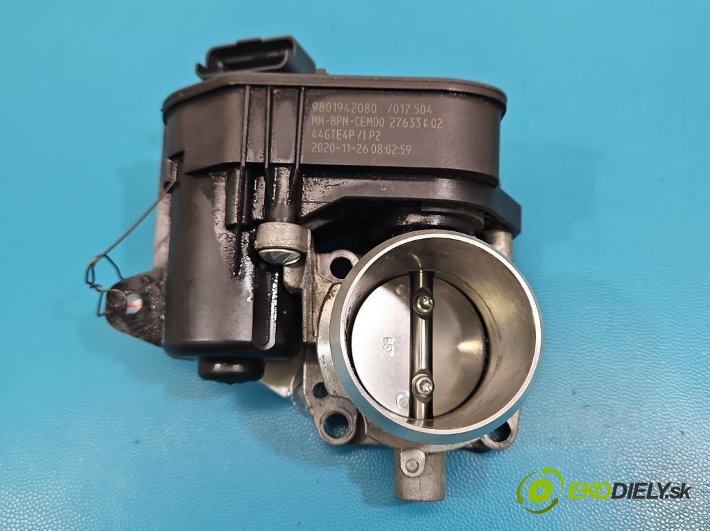 Citroen C5 Aircross 17-25 1.2 T 131 HP manual 96 kW 1199 cm3 5- klapka 9801942080 (Škrtiaca klapka)