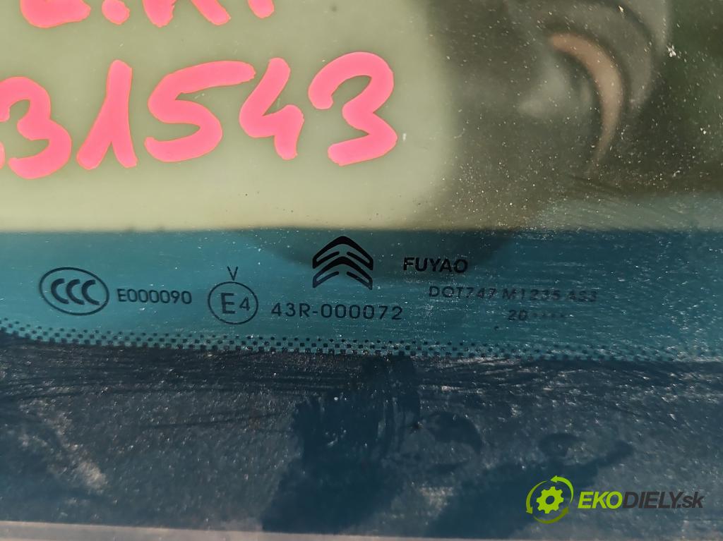 Citroen C5 Aircross 17-25 1.2 T 131 HP manual 96 kW 1199 cm3 5- sklo zadné ľavé