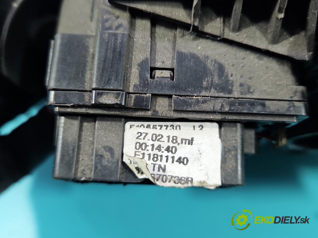 Dacia Dokker 2012- 1.6 16V 102 HP manual 75 kW 1598 cm3 5- prepínač komplex: 0265019153 (Prepínacie páčky pod volantom)