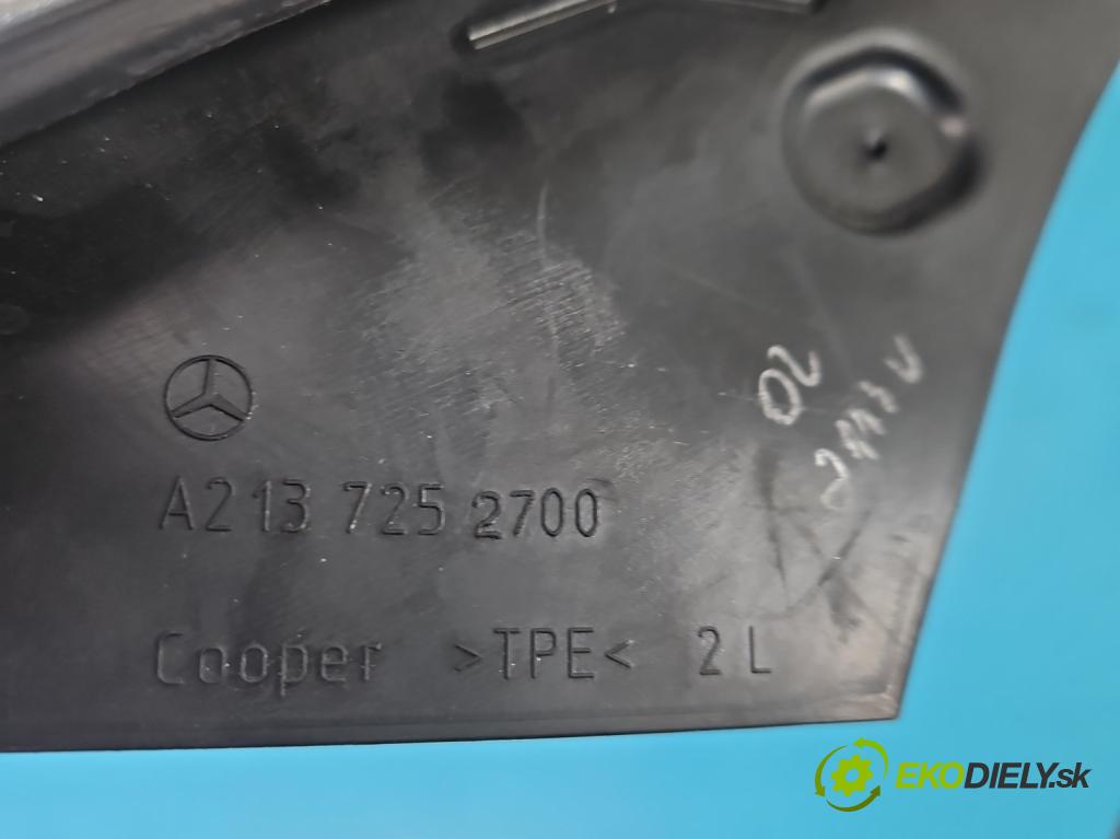 Mercedes E W213 2016-2023 2.0 CDI 194KM: automatic 143 kW 1950 cm3 4- lišta dvere predné ľavé A2137252700