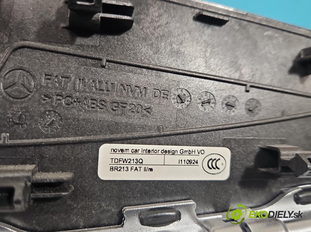 Mercedes E W213 2016-2023 2.0 CDI 194KM: automatic 143 kW 1950 cm3 4- lišta ozdobná vnitŕní: