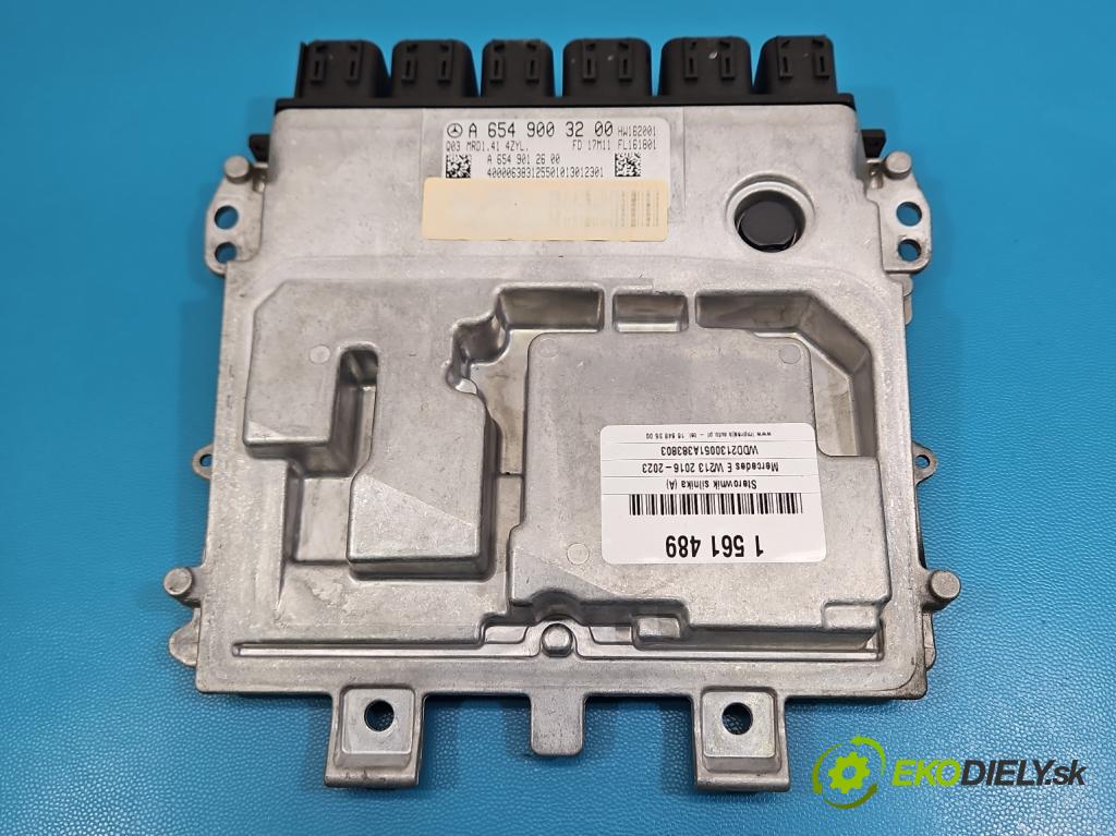 Mercedes E W213 2016-2023 2.0 CDI 194KM: automatic 143 kW 1950 cm3 4- riadiaca jednotka motora A6549003200