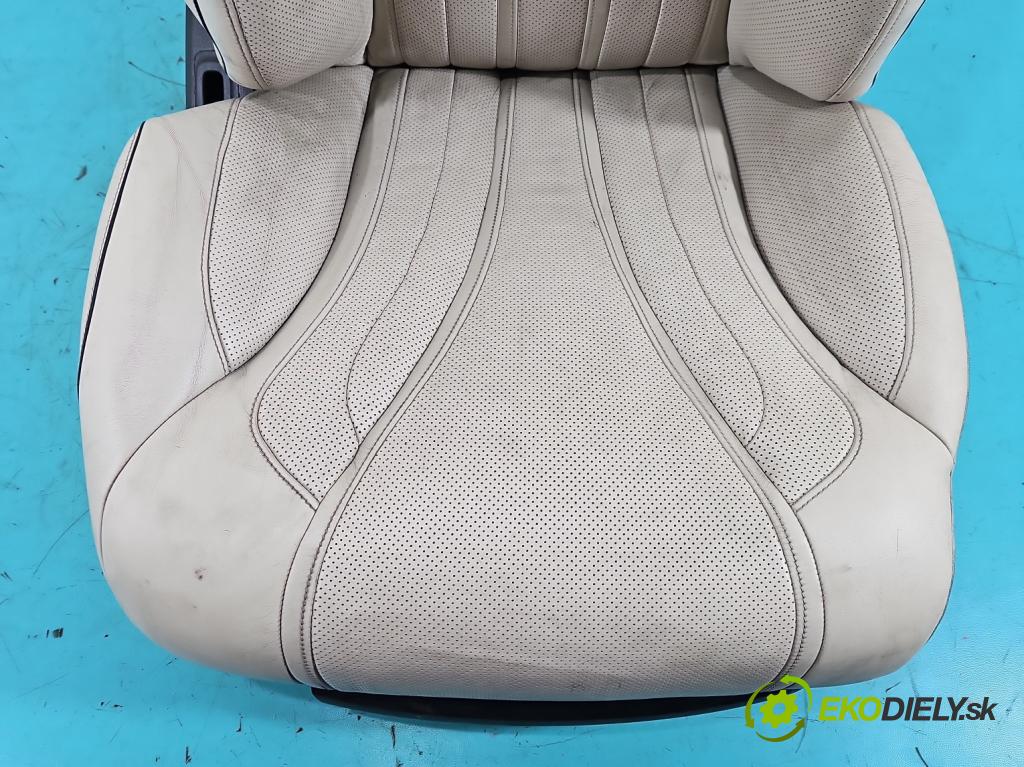 Mercedes S W222 2013-2020 3.0 cdi (656929) 340KM: automatic 250 kW 2925 cm3 4- Sedačka pravý  (Sedadlo)