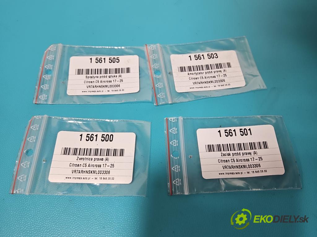 Citroen C5 Aircross 17-25 1.2 T 131 HP manual 96 kW 1199 cm3 5- brzdič predné pravý  (Kľučka dverí ostatné)