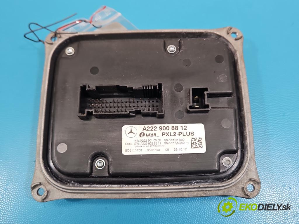 Mercedes E W213 2016-2023 2.0 CDI 194KM: automatic 143 kW 1950 cm3 4- modul lampy: A2229008812