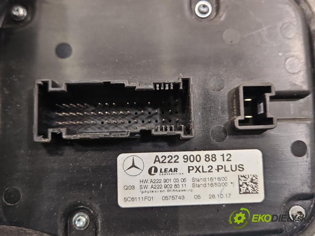 Mercedes E W213 2016-2023 2.0 CDI 194KM: automatic 143 kW 1950 cm3 4- modul lampy: A2229008812