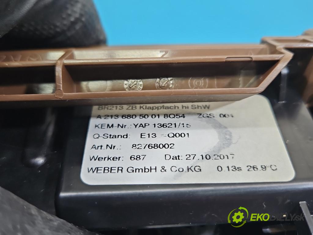 Mercedes E W213 2016-2023 2.0 CDI 194KM: automatic 143 kW 1950 cm3 4- Mřížka: kúrenia ostatné A2138309501