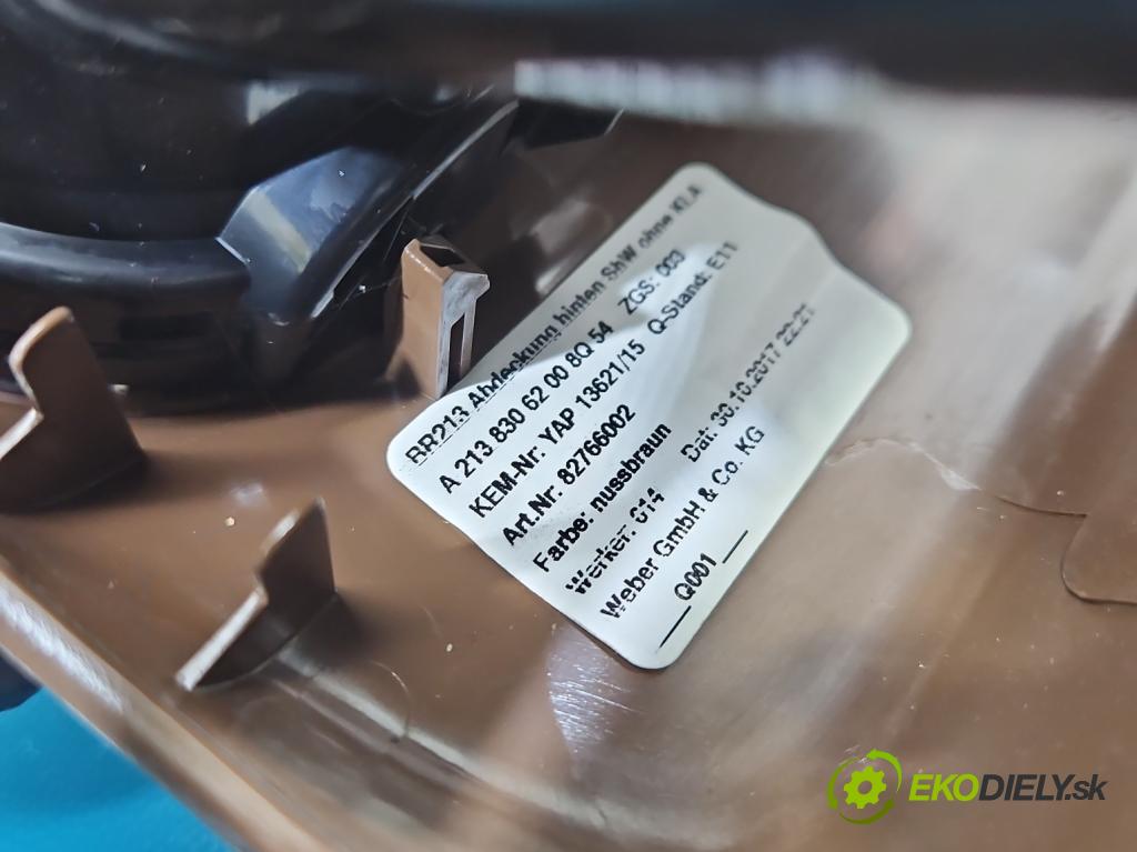 Mercedes E W213 2016-2023 2.0 CDI 194KM: automatic 143 kW 1950 cm3 4- Mřížka: kúrenia ostatné A2138309501